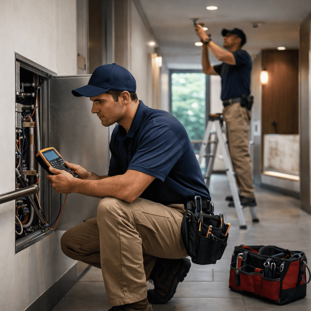 Site genelinde teknik bakım, arıza giderme ve düzenli kontrol hizmetleri