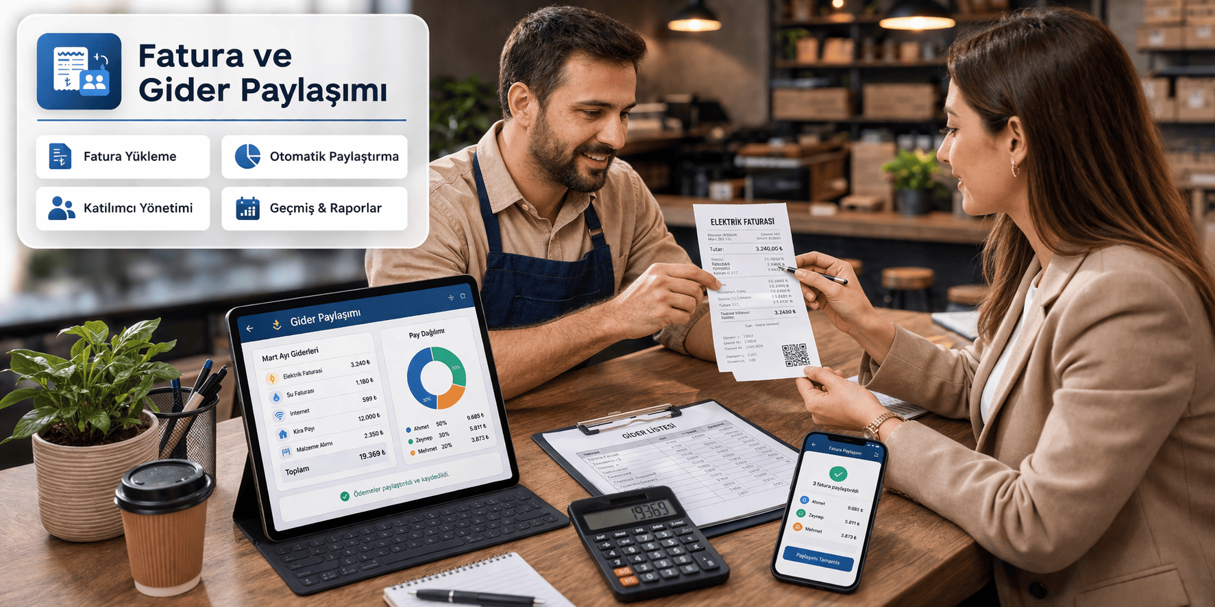 Site giderlerinin şeffaf şekilde paylaşılması ve finansal takip süreçleri